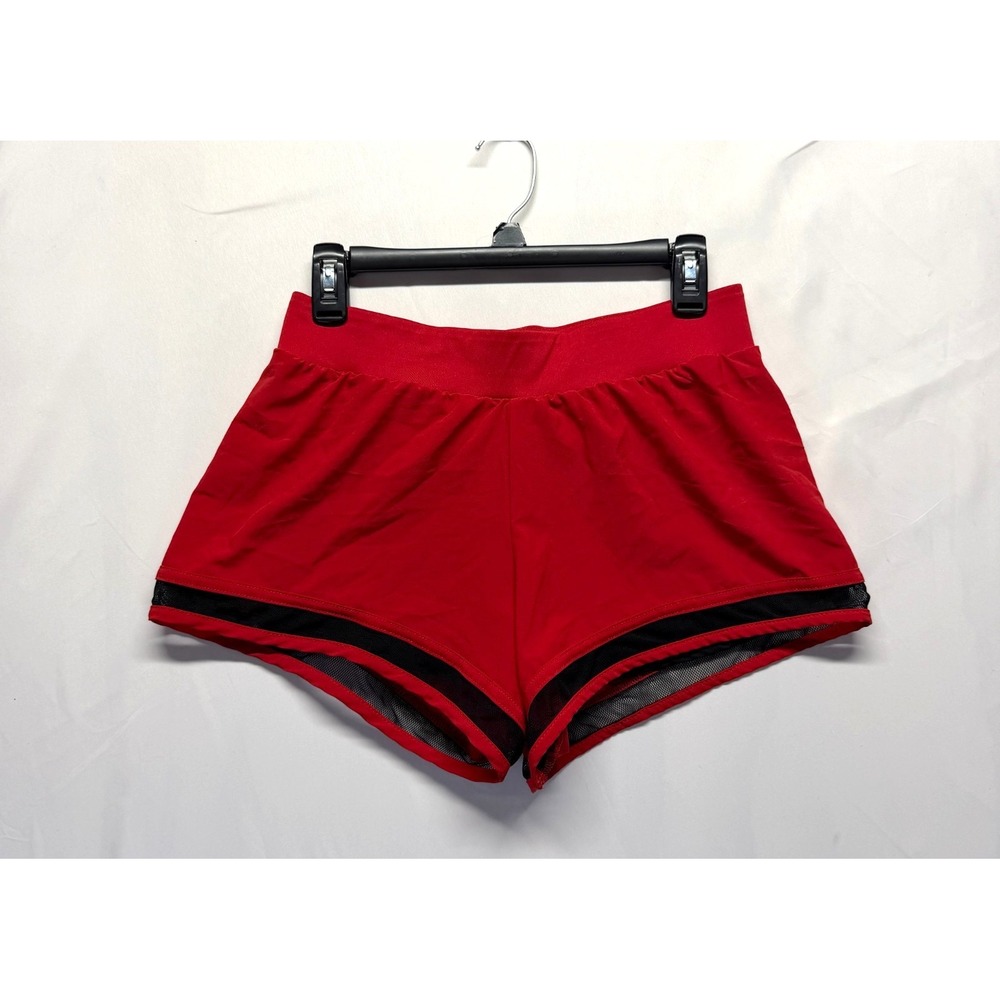 Varsity Spirit Diamond Athletic Shorts Womens Medium Cheer Red Gym Training